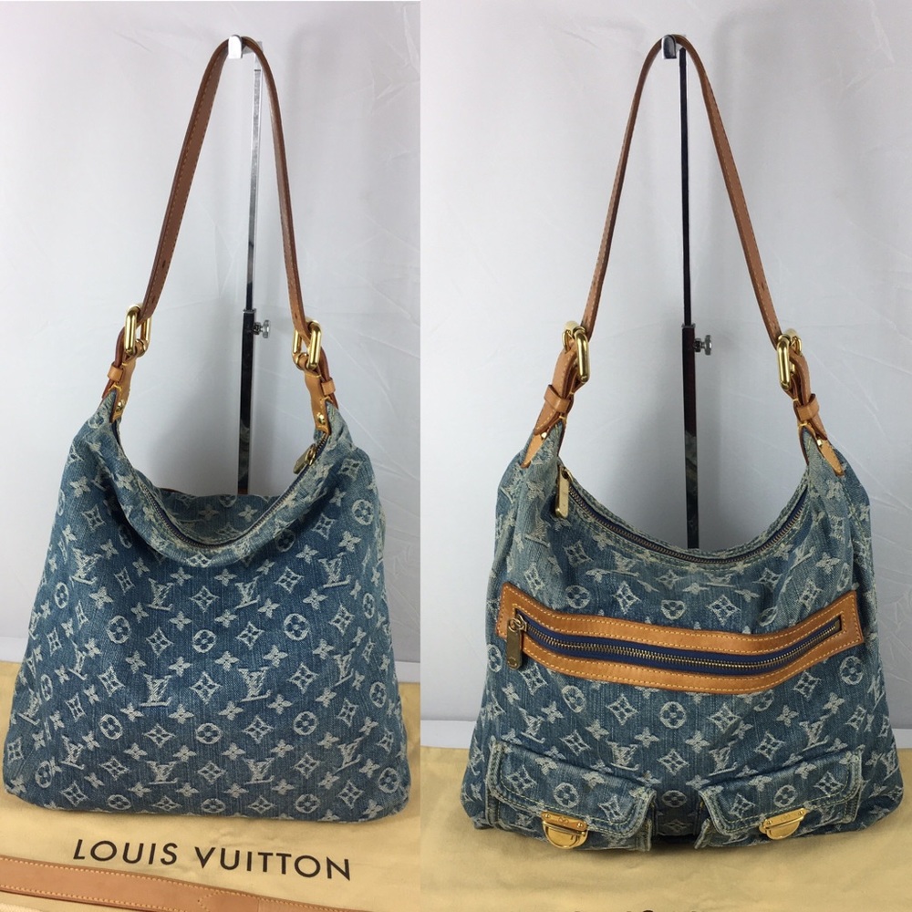 ‼️FINAL SALE‼️ DENIM HOBO LOUIS VUITTON BAG - Picture 2 of 8